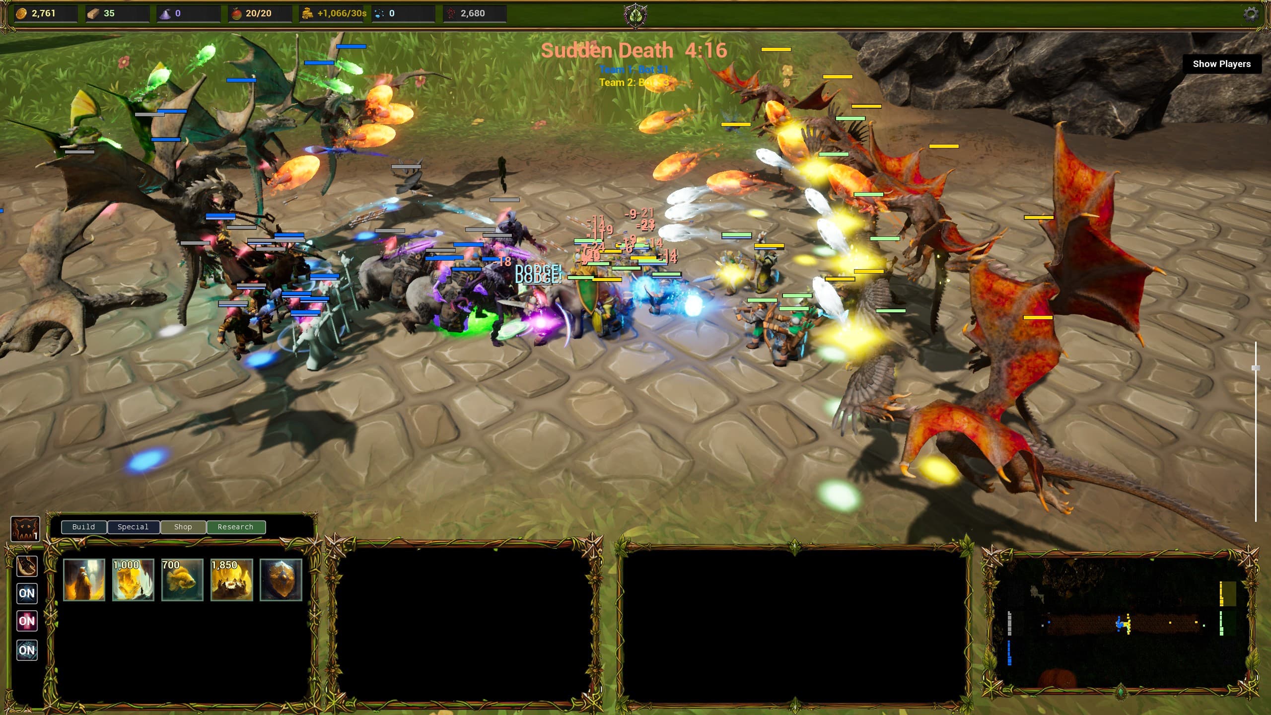 Dragons and griffins collide